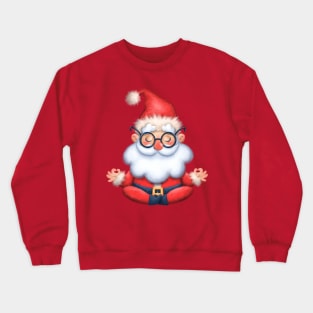 Santa Meditating Crewneck Sweatshirt